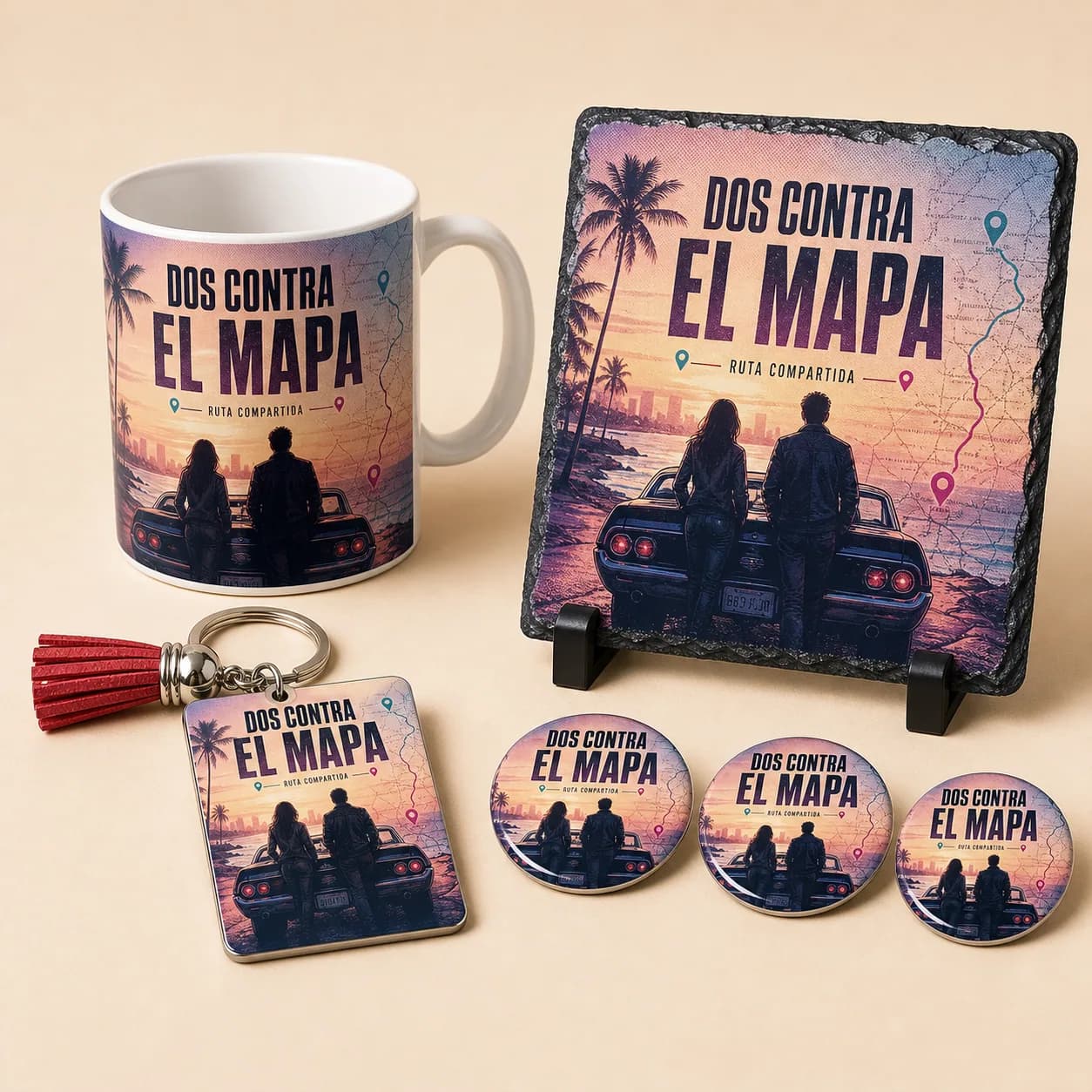 Dos contra el mapa